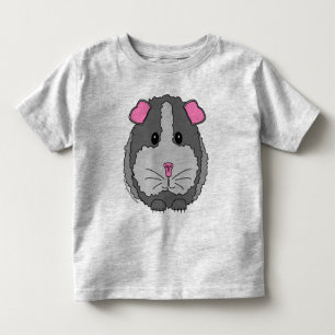 Camiseta De Bebé Conejillo de Indias gris