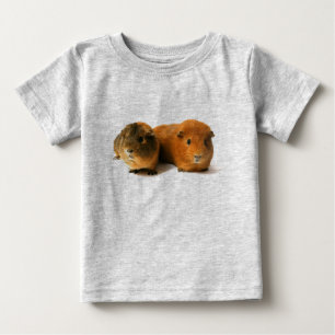 Camiseta De Bebé conejillo de Indias hermoso dos