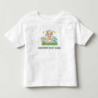 Camiseta De Bebé Conejito con texto personalizado