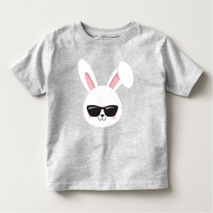 Camiseta De Bebé Conejito, Conejo Blanco, Conejo Con Gafas De Sol