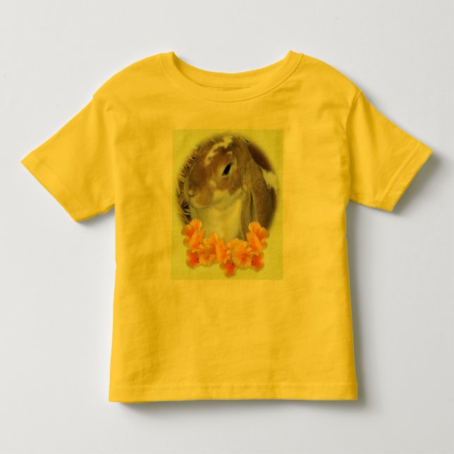 Camiseta De Bebé Conejito de la cara del bebé (Anverso)