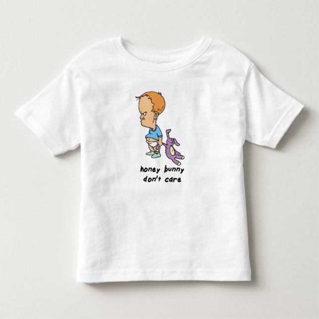 Camiseta De Bebé Conejito De Miel No Le Importa (Anverso)