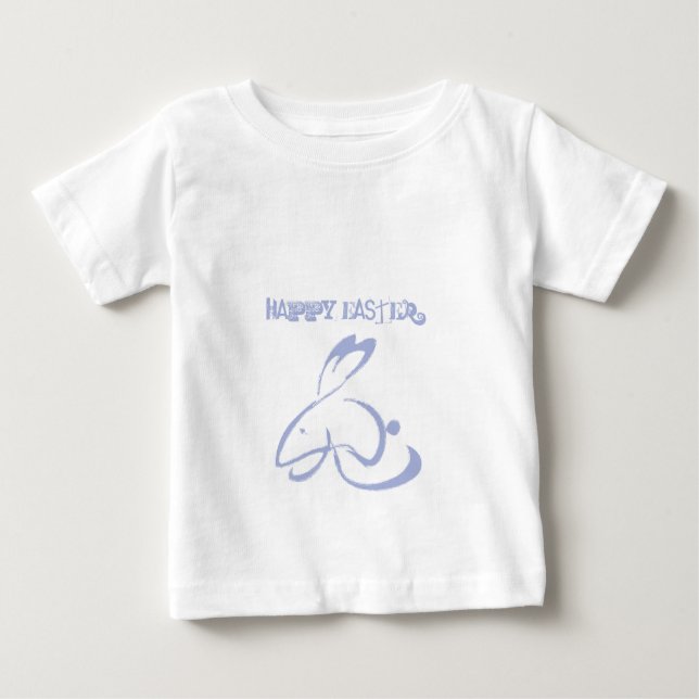 Camiseta De Bebé Conejito de pascua feliz (Anverso)