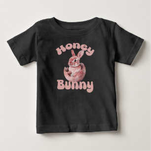 Camiseta De Bebé Conejito Honey Bunny, Conejito de Pascua para Niño
