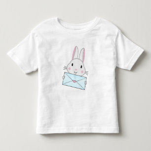 Camiseta De Bebé Conejito lindo y adorable conejo de la carta de am