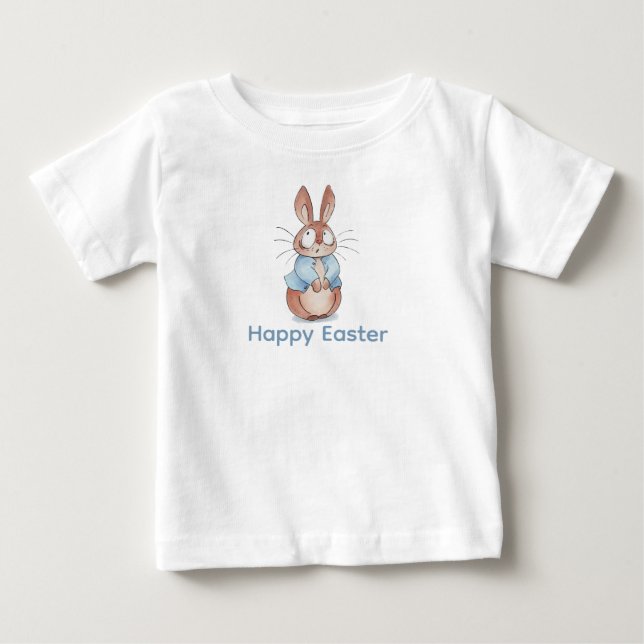 Camiseta De Bebé Conejito más lindo feliz Pascua (Anverso)