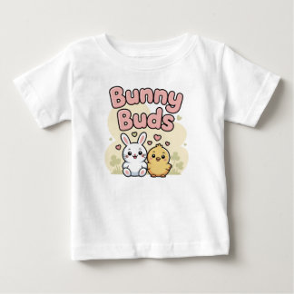 Camiseta De Bebé Conejitos adorables para niños en Pascua