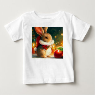 Camiseta De Bebé Conejo 1 de navidades