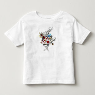 Camiseta De Bebé Conejo blanco Alicia Corazones de Maravilla