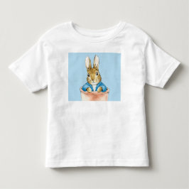 Camiseta De Bebé Conejo clásico azul chaqueta