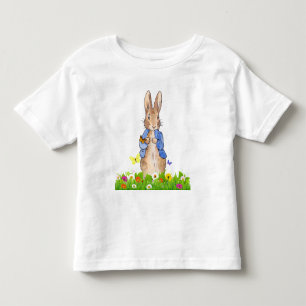 Camiseta De Bebé Conejo clásico azul chaqueta de conejo