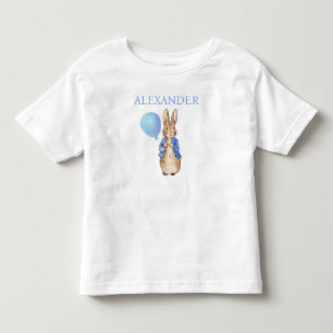 Camiseta De Bebé Conejo clásico con chaqueta azul