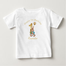 Camiseta De Bebé Conejo clásico de cumpleaños