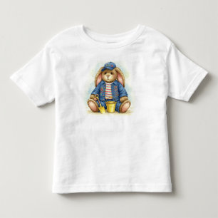 Camiseta De Bebé Conejo con cubo amarillo y espada, por Natasha