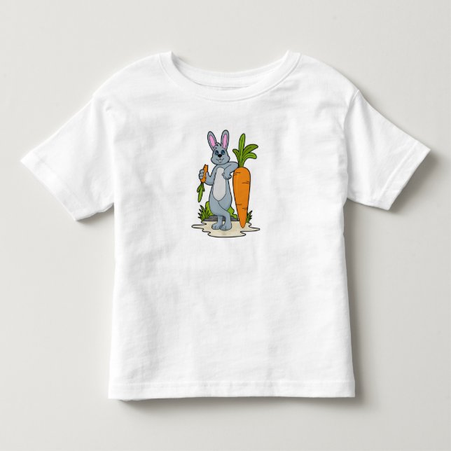 Camiseta De Bebé Conejo con zanja (Anverso)