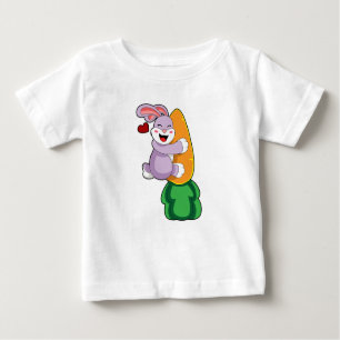 Camiseta De Bebé Conejo con zanja