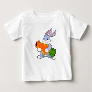 Camiseta De Bebé Conejo con zanja