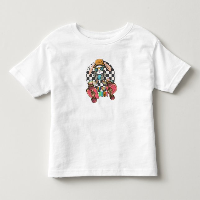 Camiseta De Bebé Conejo de esquí "On the Hunt" (Anverso)
