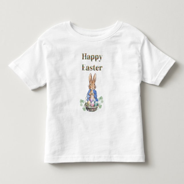 Camiseta De Bebé conejo de Pascua (Anverso)
