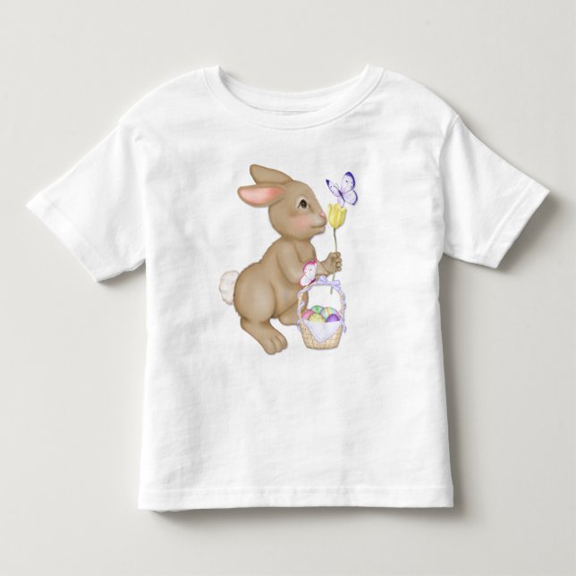 Camiseta De Bebé Conejo de Pascua (Anverso)
