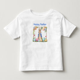 Camiseta De Bebé Conejo de Pascua clásico Huevos de Pascua Feliz Pa