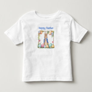 Camiseta De Bebé Conejo de Pascua clásico Huevos de Pascua Feliz Pa