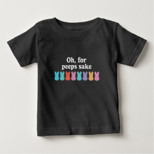 Camiseta De Bebé Conejo de Pascua Feliz Carnaval Religioso Cristian