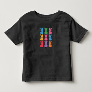 Camiseta De Bebé Conejo de Pascua Huevos Cuadros Leopardo