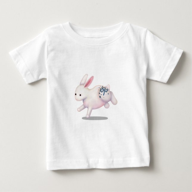 Camiseta De Bebé Conejo del Zodiaco Chino Lindo Signo de Astrología (Anverso)
