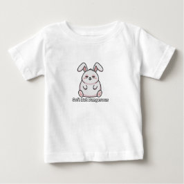 Camiseta De Bebé Conejo Divertido Soñoliento Unisex Niños
