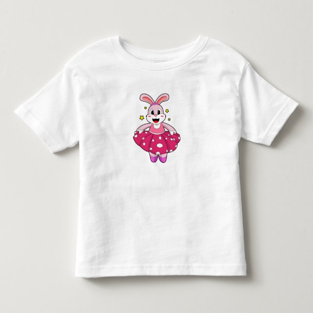 Camiseta De Bebé Conejo en Ballet Dance (Anverso)