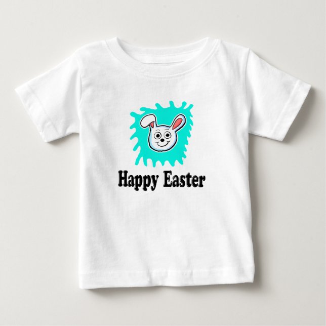 Camiseta De Bebé Conejo Feliz de Pascua (Anverso)
