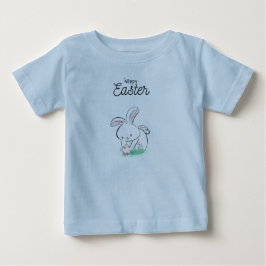 Camiseta De Bebé Conejo Feliz de Pascua