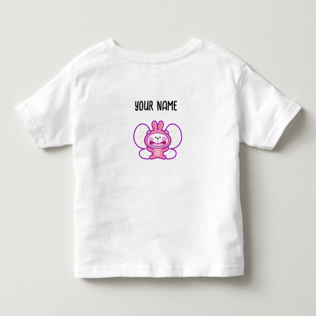 Camiseta De Bebé conejo primaveral (Reverso)