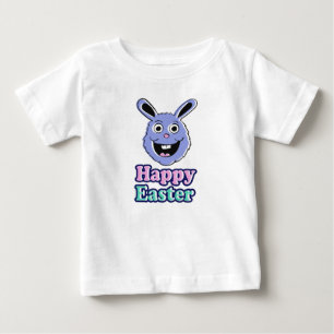 Camiseta De Bebé Conejo Retro Feliz Pascua