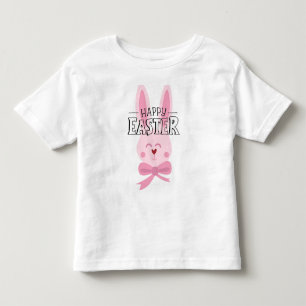 Camiseta De Bebé Conejo rosa de Pascua