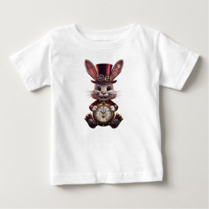 CAMISETA DE BEBÉ CONEJO STEAMPUNK