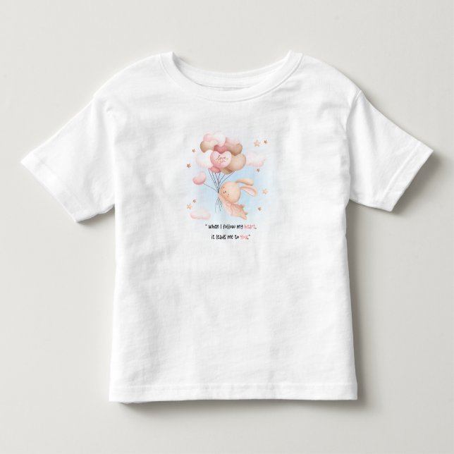 Camiseta De Bebé Conejo volador (Anverso)