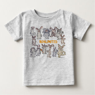 Camiseta De Bebé Conejos de Personalizado Bunlimited: bebé gracioso
