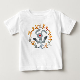 Camiseta De Bebé Conejos de Personalizado lindo Mandala Baby T-Shir