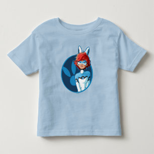 Camiseta De Bebé Conejox Insignia Azul