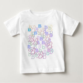 Camiseta De Bebé Confeti de Letras "B"
