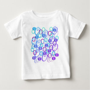 Camiseta De Bebé Confeti de Letras "O"