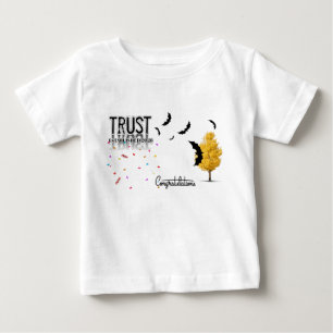 Camiseta de bebé Confía en el viaje - Inspiraciona