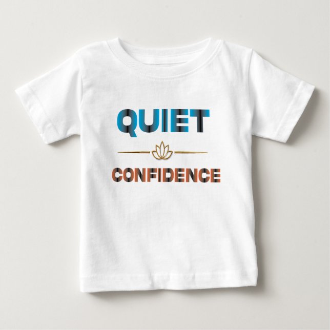 Camiseta De Bebé Confianza Silenciosa (Anverso)