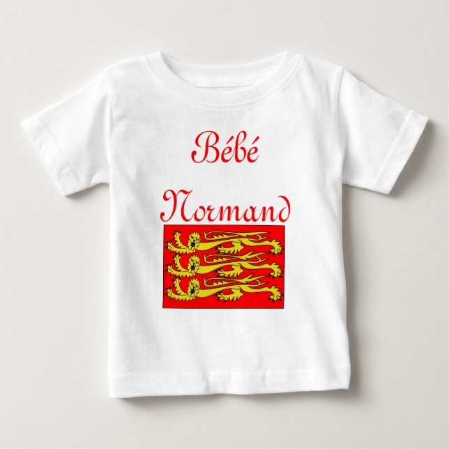 Camiseta De Bebé Confiar de ser Normando (Anverso)