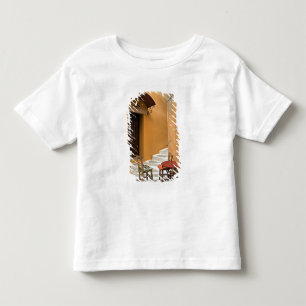 Camiseta De Bebé Configuración de mesa en acera, Chania, Creta, Gre