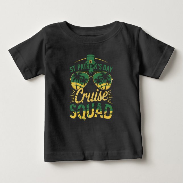 Camiseta De Bebé Confrontación de la familia St Patrick's Day Cruis (Anverso)