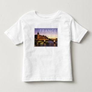 Camiseta De Bebé Congreso en el río Sena París, Francia