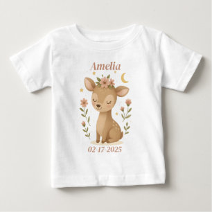 Camiseta De Bebé Conjunto de bebé personalizado – Diseño de ciervo